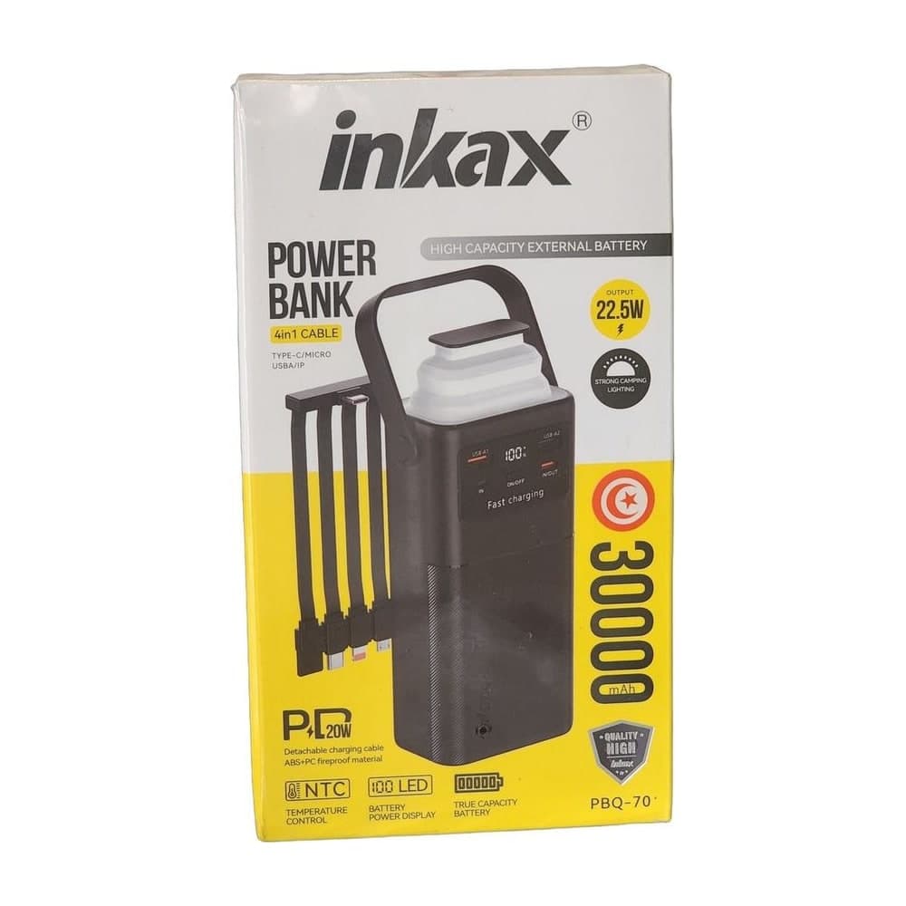 Batterie externe INKAX PBQ-70 30000 mAh 22.5W
