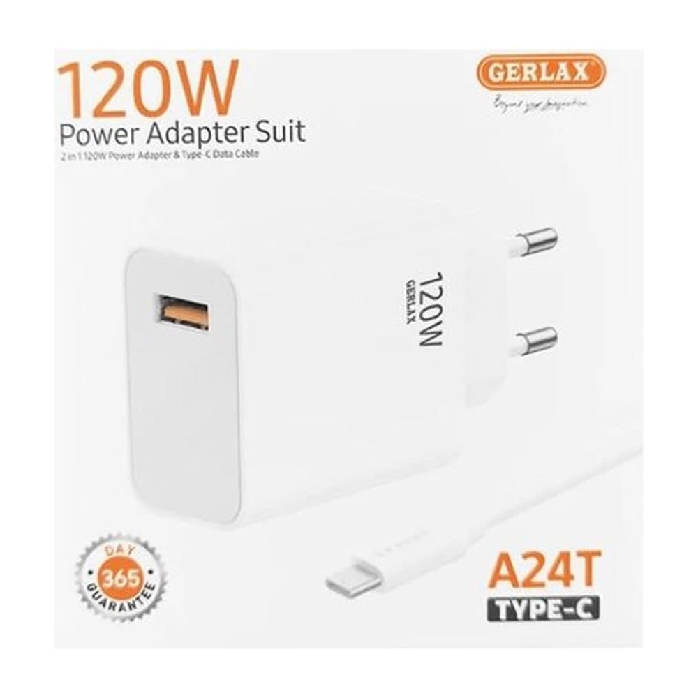 Chargeur GERLAX A24T 120W Type-C