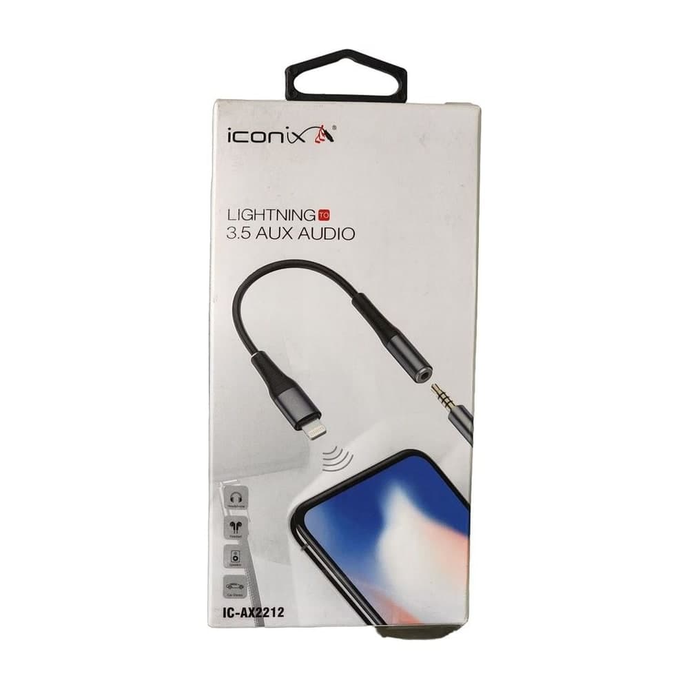 Adaptateur ICONIX IC-AX2212 Lightning vers Jack 3,5 mm