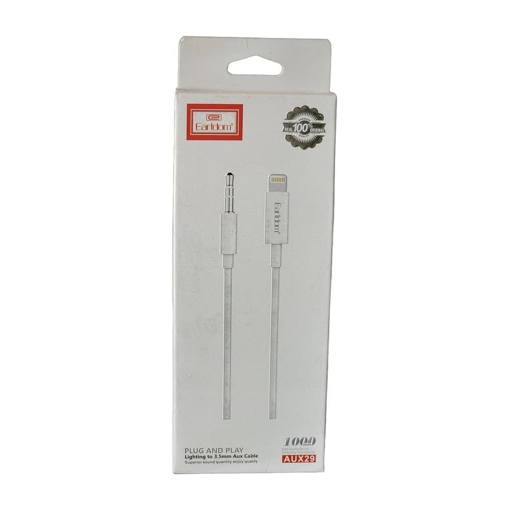 Câble EARLDOM AUX-29 Lightning vers Jack 3,5 mm 1 m