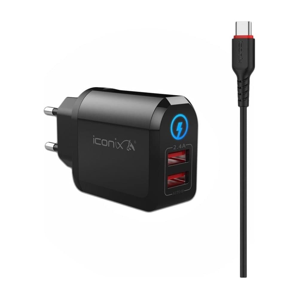 Chargeur ICONIX IC-HC1025 + câble Lightning