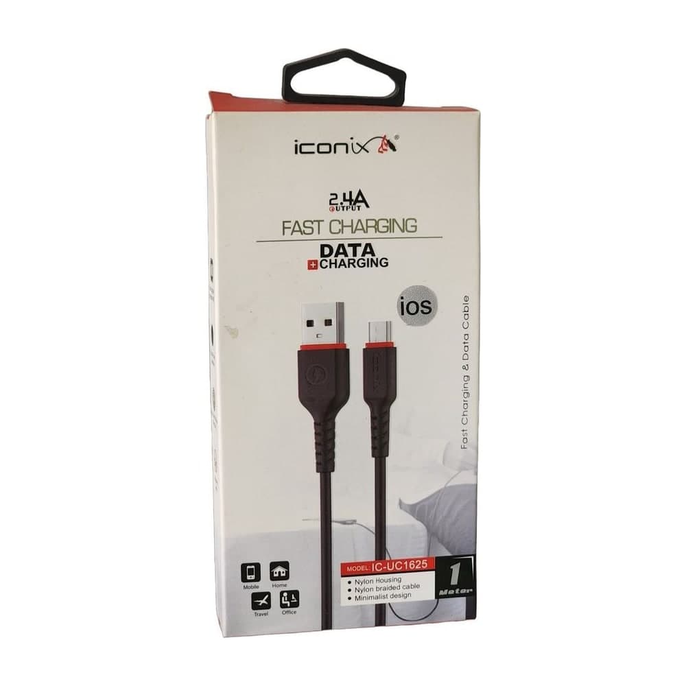 Câble ICONIX IC-UC1625 Lightning 2.4A