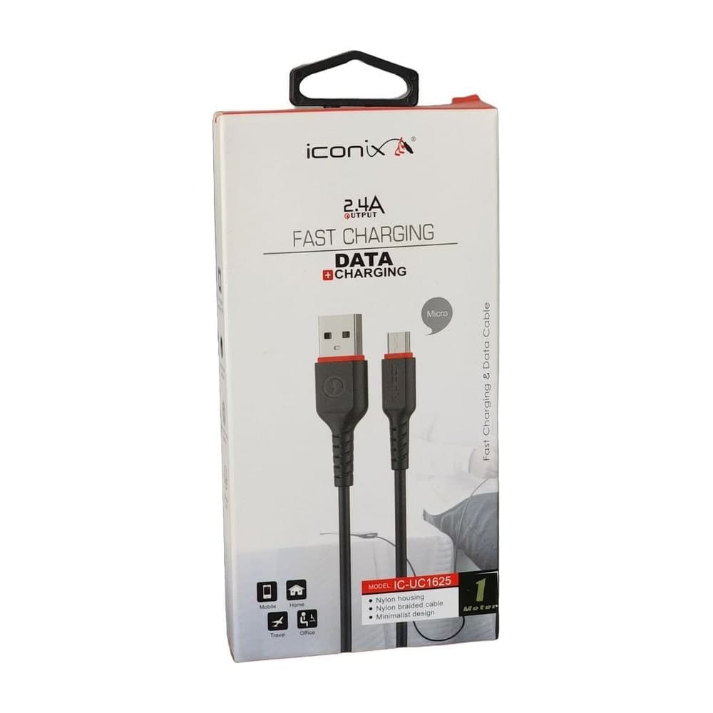 Câble ICONIX IC-UC1625 Micro-USB 2.4A